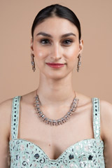 Rosegold Necklace Set5718 video